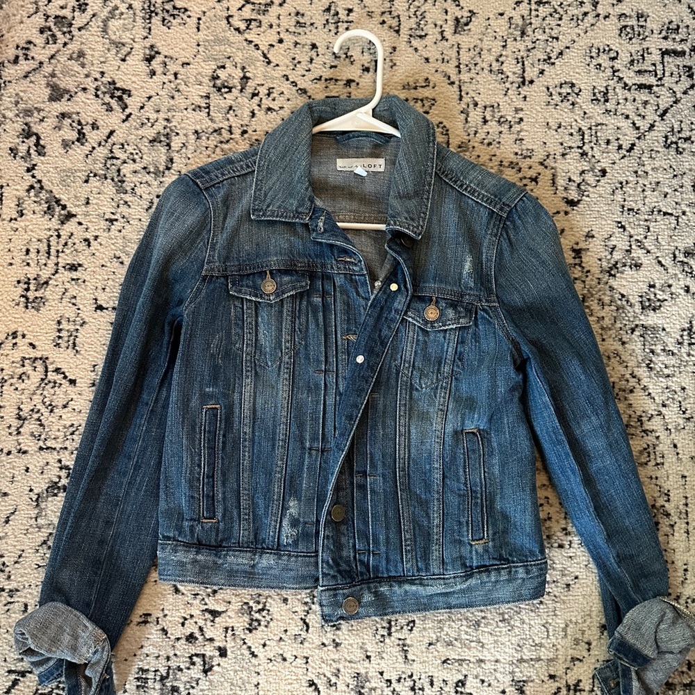 LOFT Blue Denim Jean Jacket